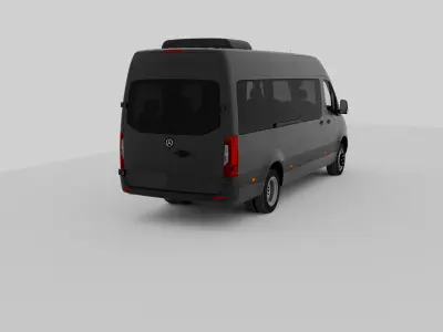 Mercedes Benz Sprinter 319 High Roof Long  Version 3D model