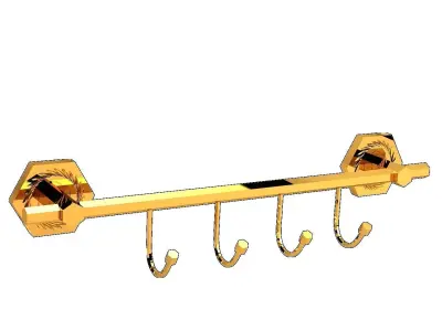 Orchid Spike Hanger Quadripartite 3D model