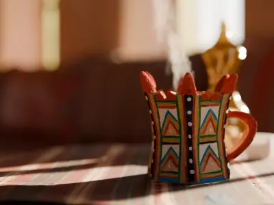 Omani traditional clay incense burner photogrammetry - Low 3D model