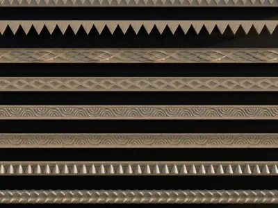 Ornament Pack Vol 16 - Gothic Baroquie Islamic  3D model