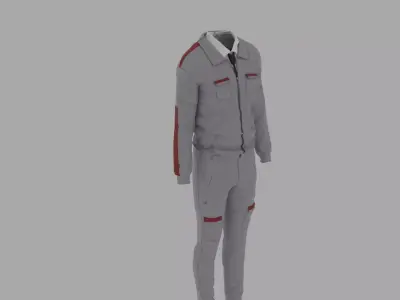 Engineer - Worker Uniform 3D model