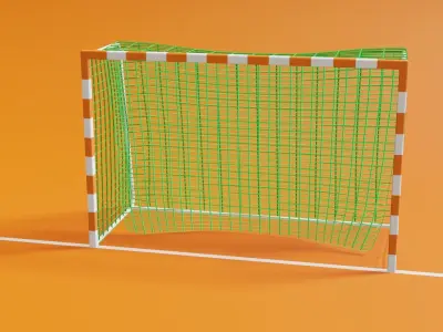 Handball-Futsal Goalpost  3D model