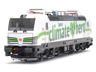 Siemens Vectron DB I am Climate Hero Livery 3D model
