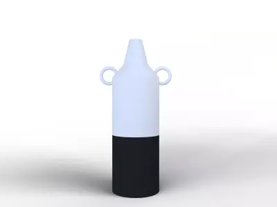Modern BnW Vase 3D model