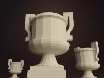Vases Free low-poly 3D model