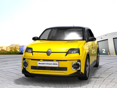 Renault 5 E- tech 2024 3D model