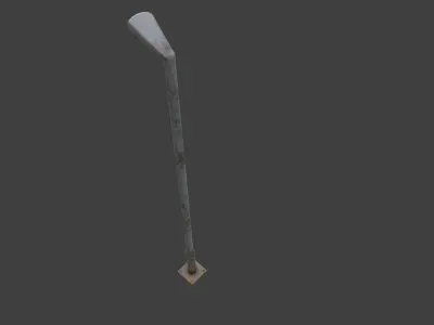 LAMP - street lighting low poly object Free low-poly 3D model