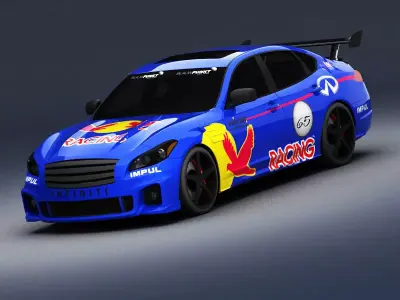 Infiniti M45 Impul Race Version 3D model