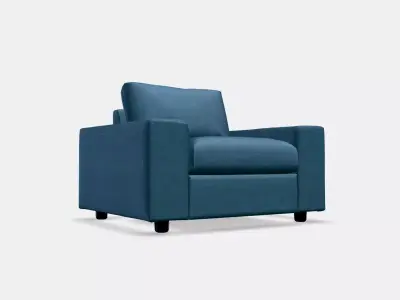 VIMLE Armchair 7 Low-poly 3D model