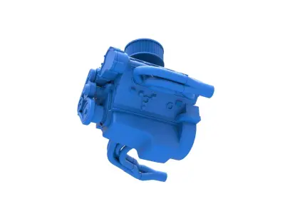 Engine of New Zealand Superstock car Scale 1 to 25 3D print model