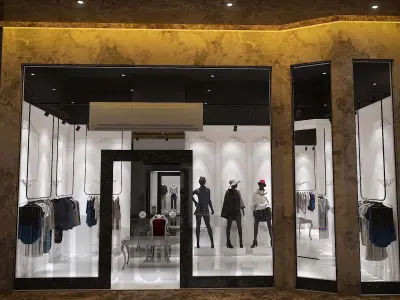 Boutique - Girls and women clothing store 3D model