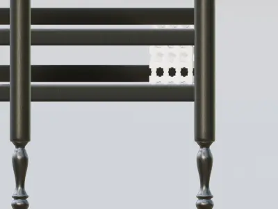 Moroccan tray table 3D model