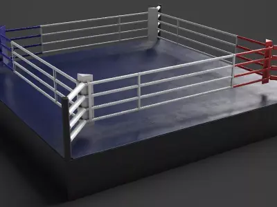 Boxing Ring 3D model