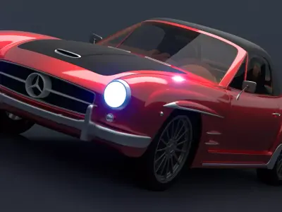 Mercedes 3D Model benz 3D model