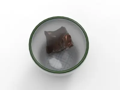 Splash Vase Low-poly 3D model