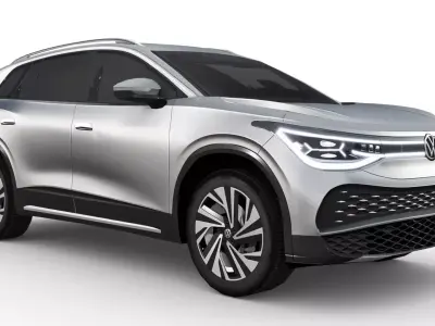 Volkswagen ID6 2023 Low-poly 3D model