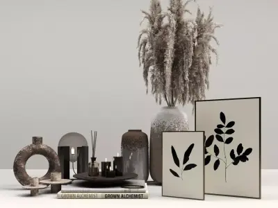 01-Decorative set 3D model