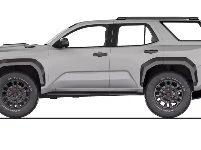Toyota 4Runner TRD Pro 2025 3D model