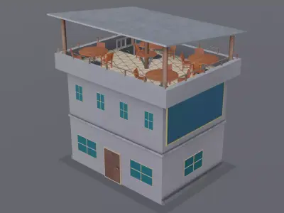 Free House Free low-poly 3D model