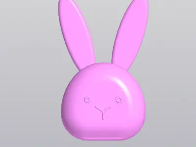 Rabbit Planter Bouquet decoration 3D print model