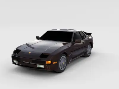 Porsche 944 S rev 3D model