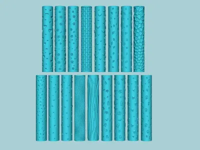 17 Texture Rolls Collection - Decoration Maker