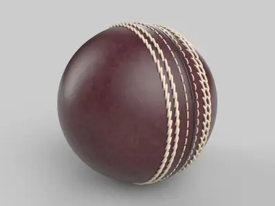 cricket ball 3D model