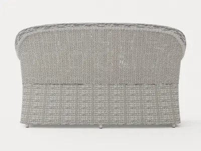 Roma 2 seater sofa Low-poly 3D model