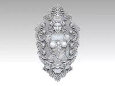 Wall Mould Carving 3 3D print model