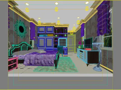 bedroom 13 3D model