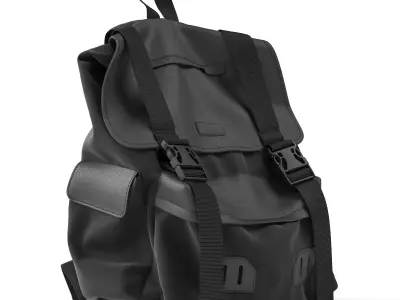 Backpack Universal Black 3D model