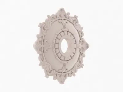 Classic Ceiling Medallion 02 3D model
