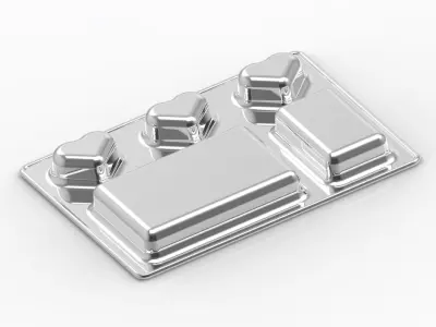 Heart Dinner Plate 3D print model