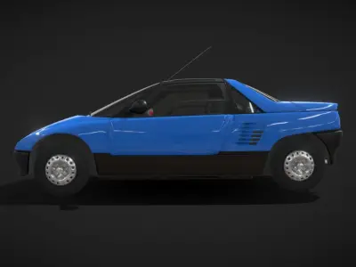 Mazda Autozam AZ-1 Low-poly 3D model