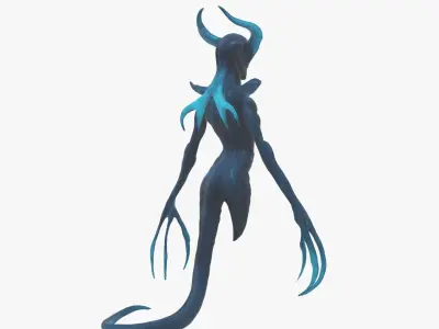 Siren Low-poly 3D model