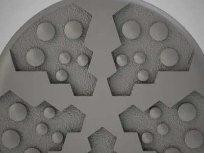 Wooden Door Ornament 2 3D print model