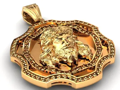 JESUS PENDANT CHARM -DIJE DE JESUS 3D print model