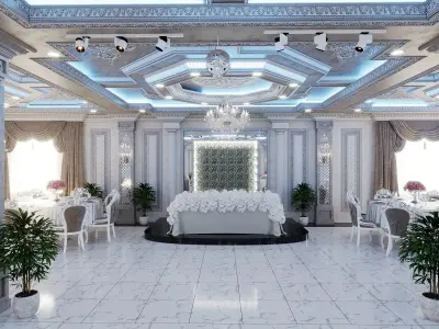 Wedding room 3D model