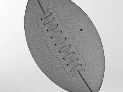 america football01 3D model