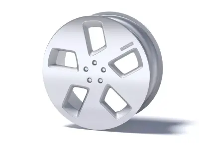Futuristic Alloy Car Wheel NeoVortex 3D Model 3D model
