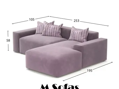 Zeus Corner Sofa  3D model