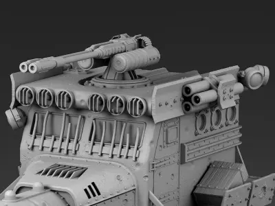 All-terrain vehicle 3D print model