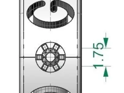 Luxury Fasion Ring FR01  3D print model