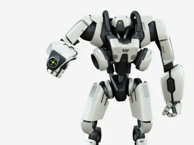 BATTLE DROID SYRIOS-E Rigged for Unreal Engine - Unity - MIXAMO 3D model