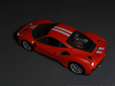 Ferrari 488 3D model