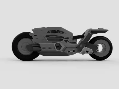 The BATBLADE 2022- Flash movie 3D print model