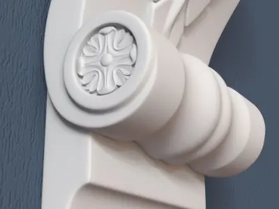 Decorative Corbel 3D model 5
