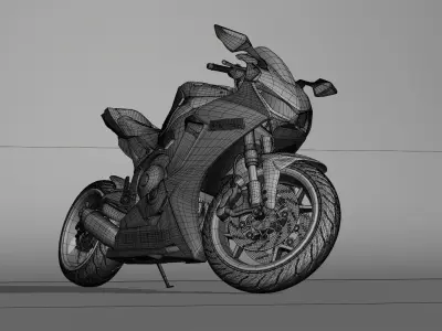 Honda CBR 1000RR Motorcylce 3D model Blender 3D model