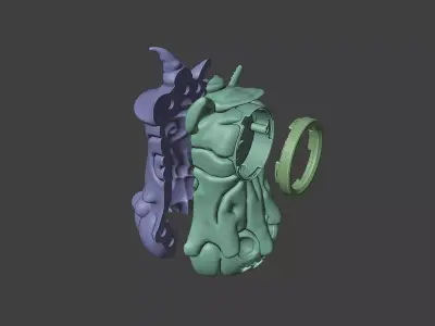 Ghost Candle Tech Powered Companion 3D print model