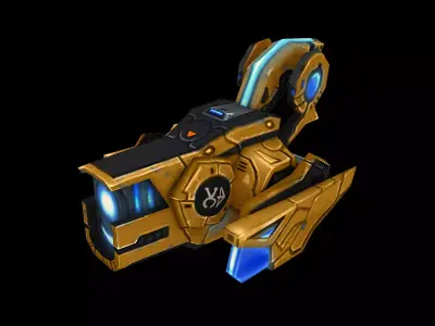 Machinery - Floating Cannon 03 3D model